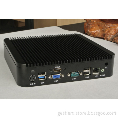 Fanless mini pc Intel Bay Trail J1900 quad core 2.4GHz processor oem mini pc